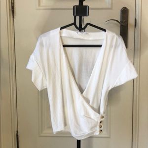 Mango XS white top